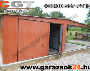 Garázsok előtetővel 4x5